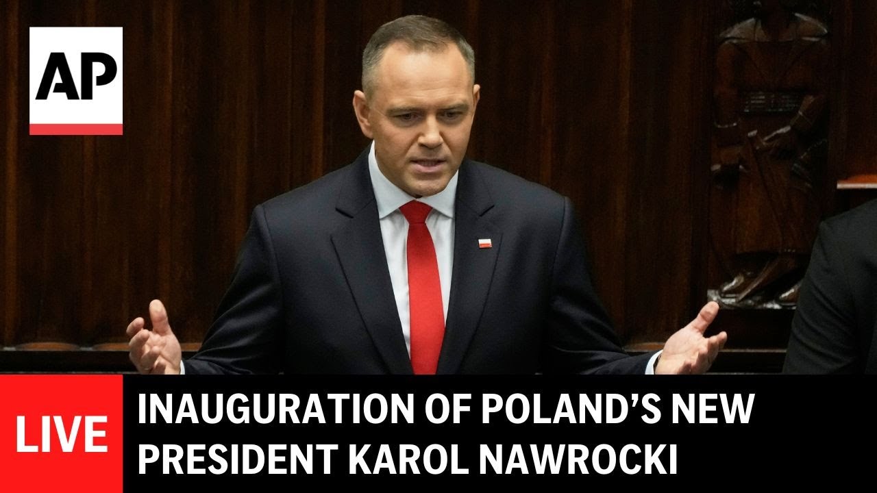 LIVE: Karol Nawrocki is sworn in as Poland president