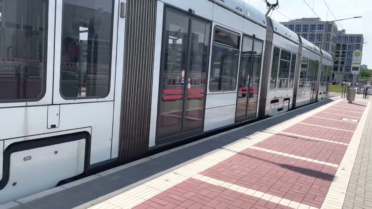 Erste Fahrt mit der 302 ins Neubaugebiet O-Werk (Ex Opel Werk) in Bochum