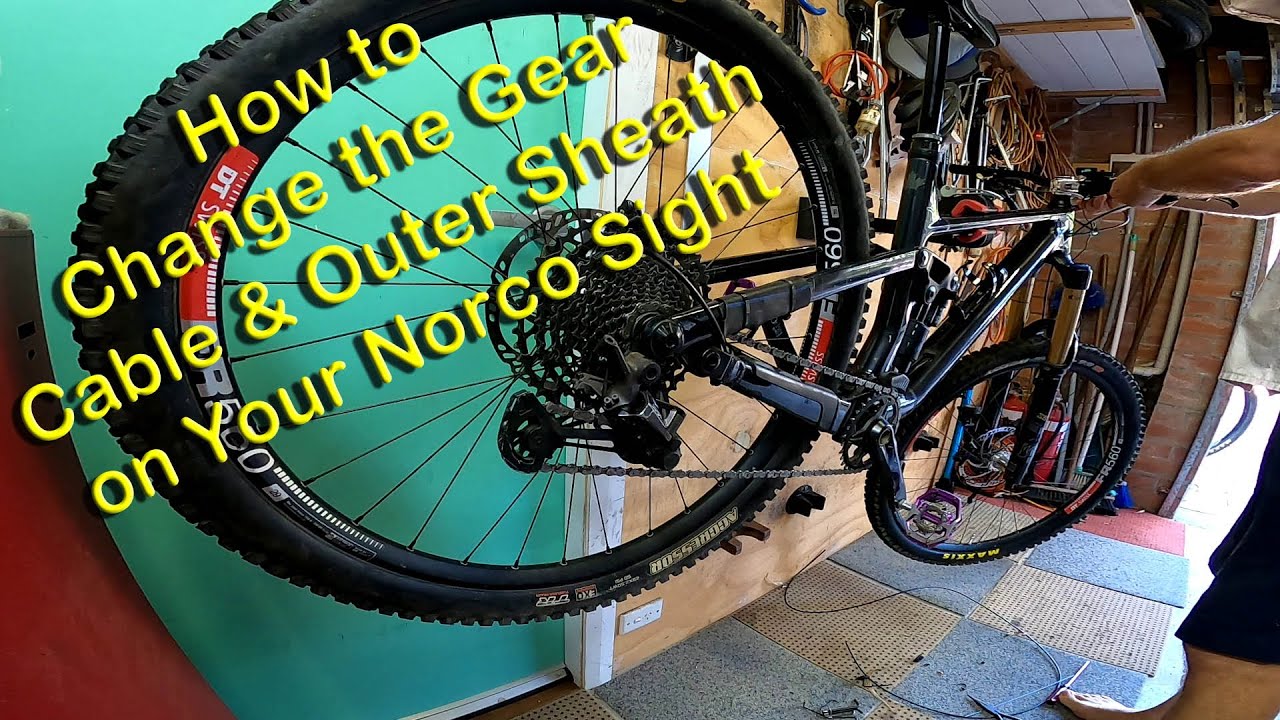 Norco Sight C2 Gear Cable and Outer Sheath Change