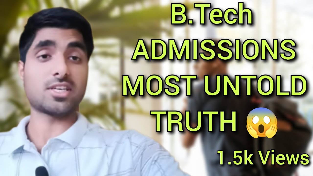 Why Students Fail to Get Good College 😱 Btech Admissions