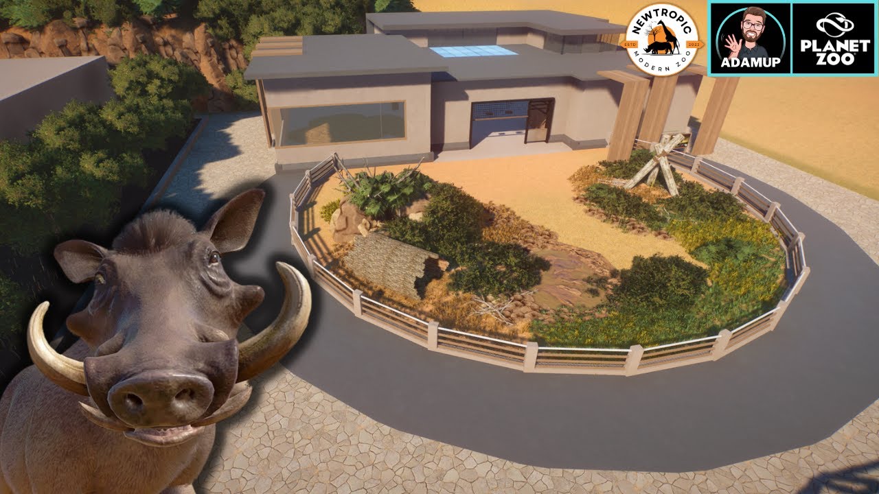 A Warthogs Home In Planet Zoo - Newtropic Zoo ep 19