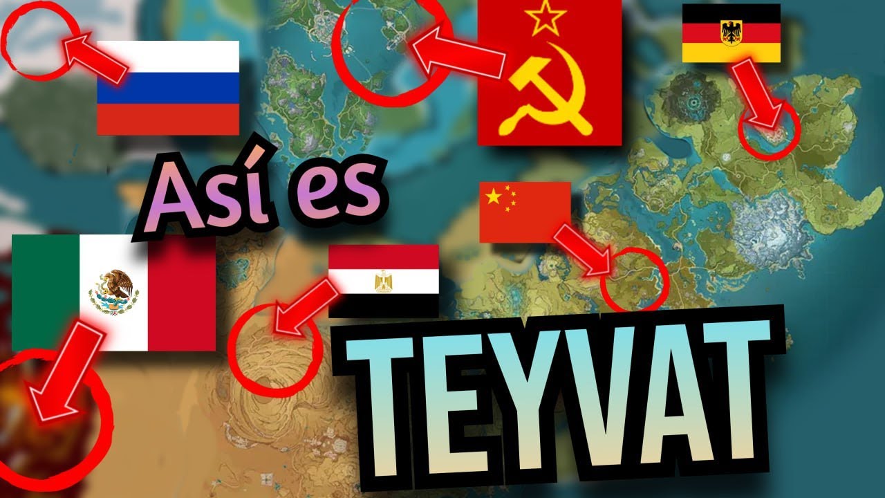 AS&Iacute; son las 7 NACIONES de Teyvat / Genshin Impact / An&aacute;lisis y Lore