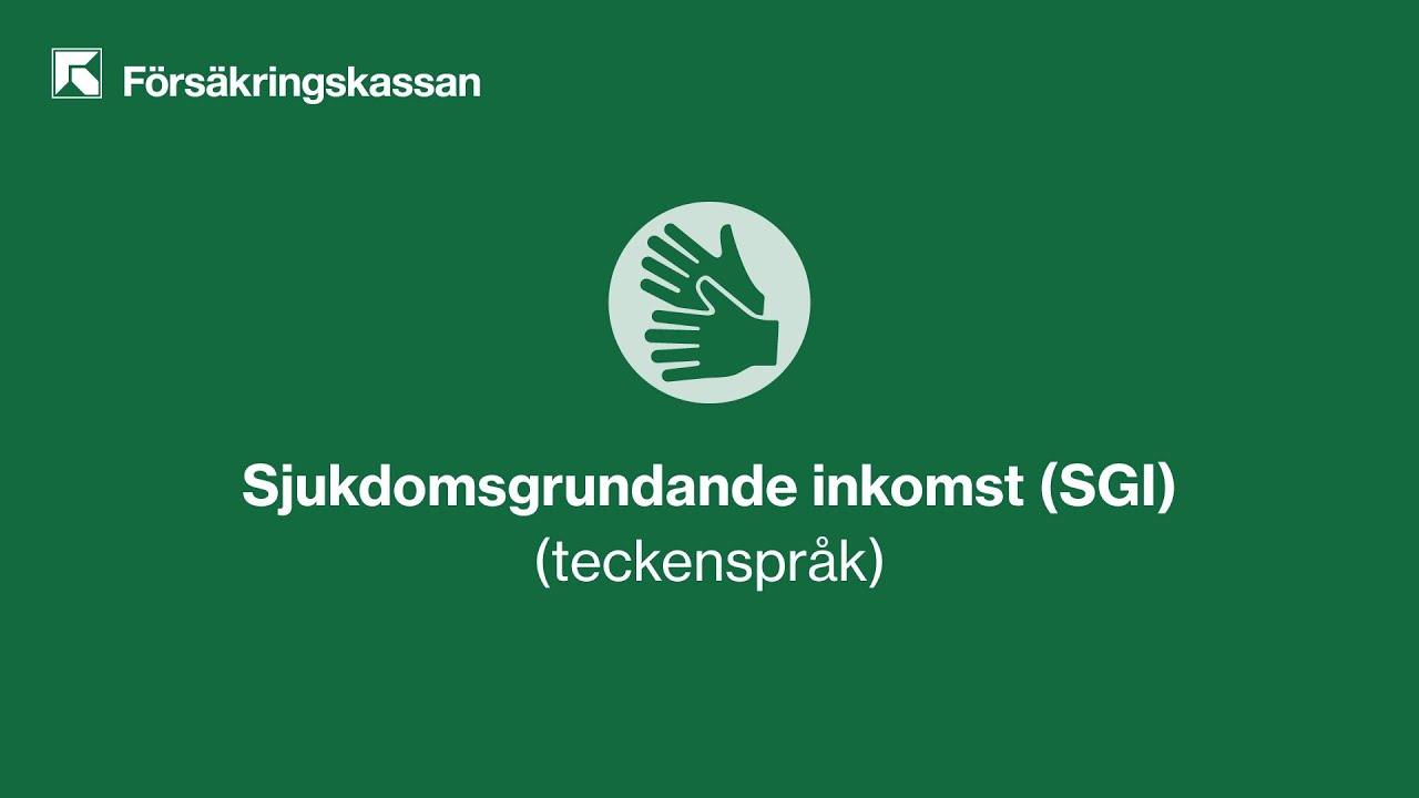 Hur fungerar sjukpenninggrundande inkomst?