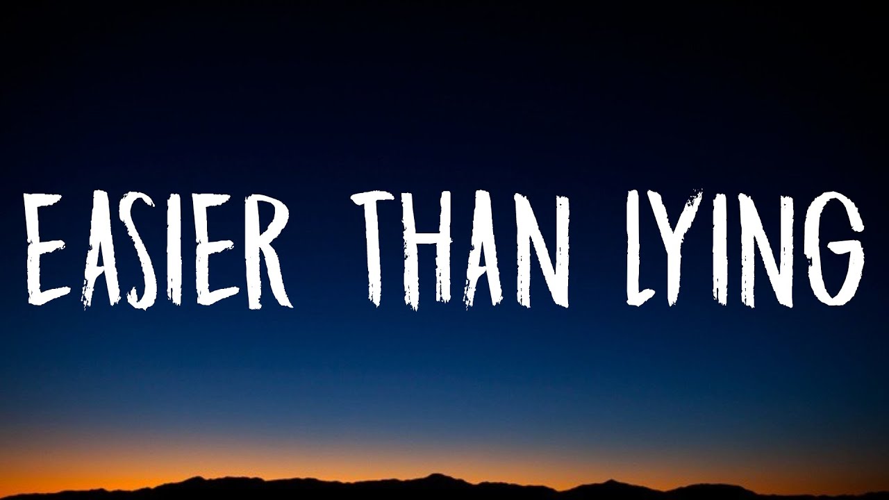 Halsey - Easier than Lying (Lyrics)