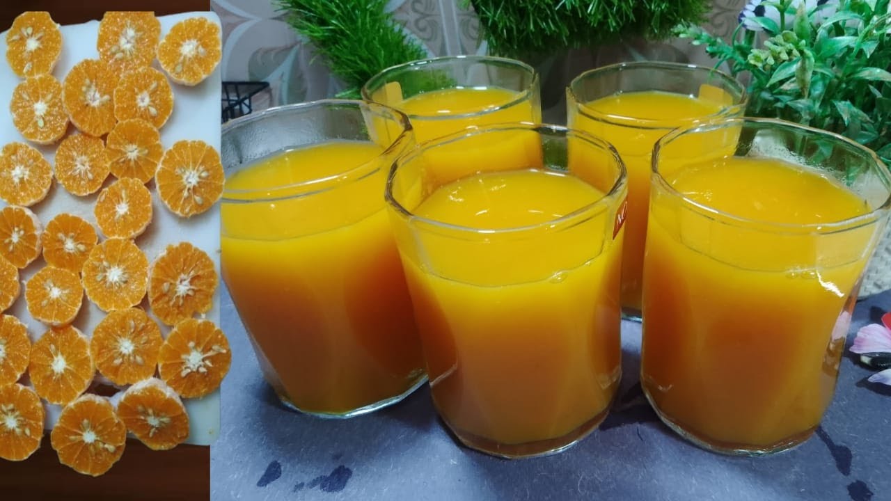 Ramadan fresh orange drink 🍻 by Dua kitchen