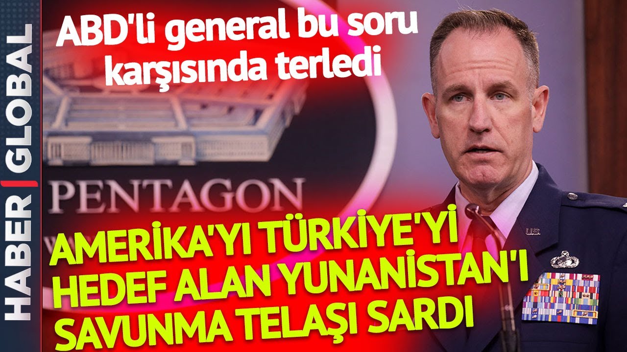 Türkiye Sorusu Pentagon Sözcüsünü Terletti! Yunanistan'ı Savunacak Söz Bulamayınca Bakın Ne Yaptı