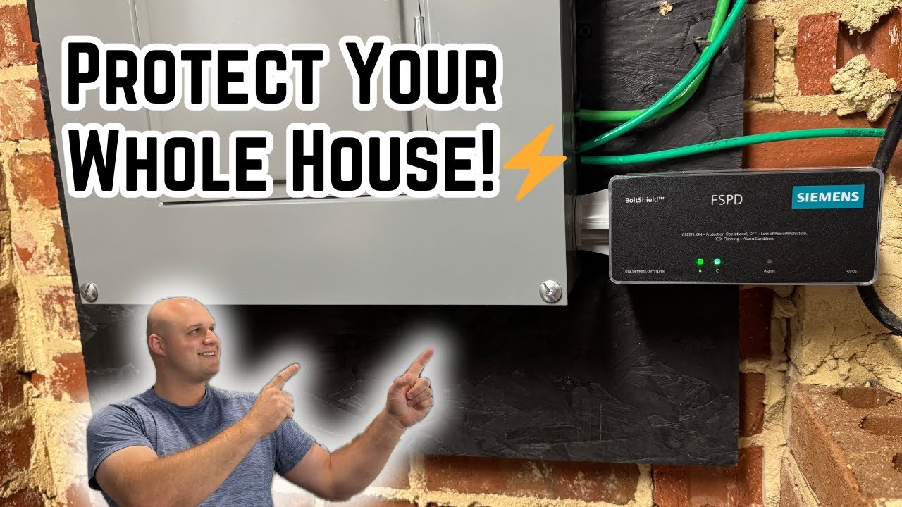 DIY Electrical Panel Upgrade That Could Save You Thousands! Siemens FSPD Surge Protector Install