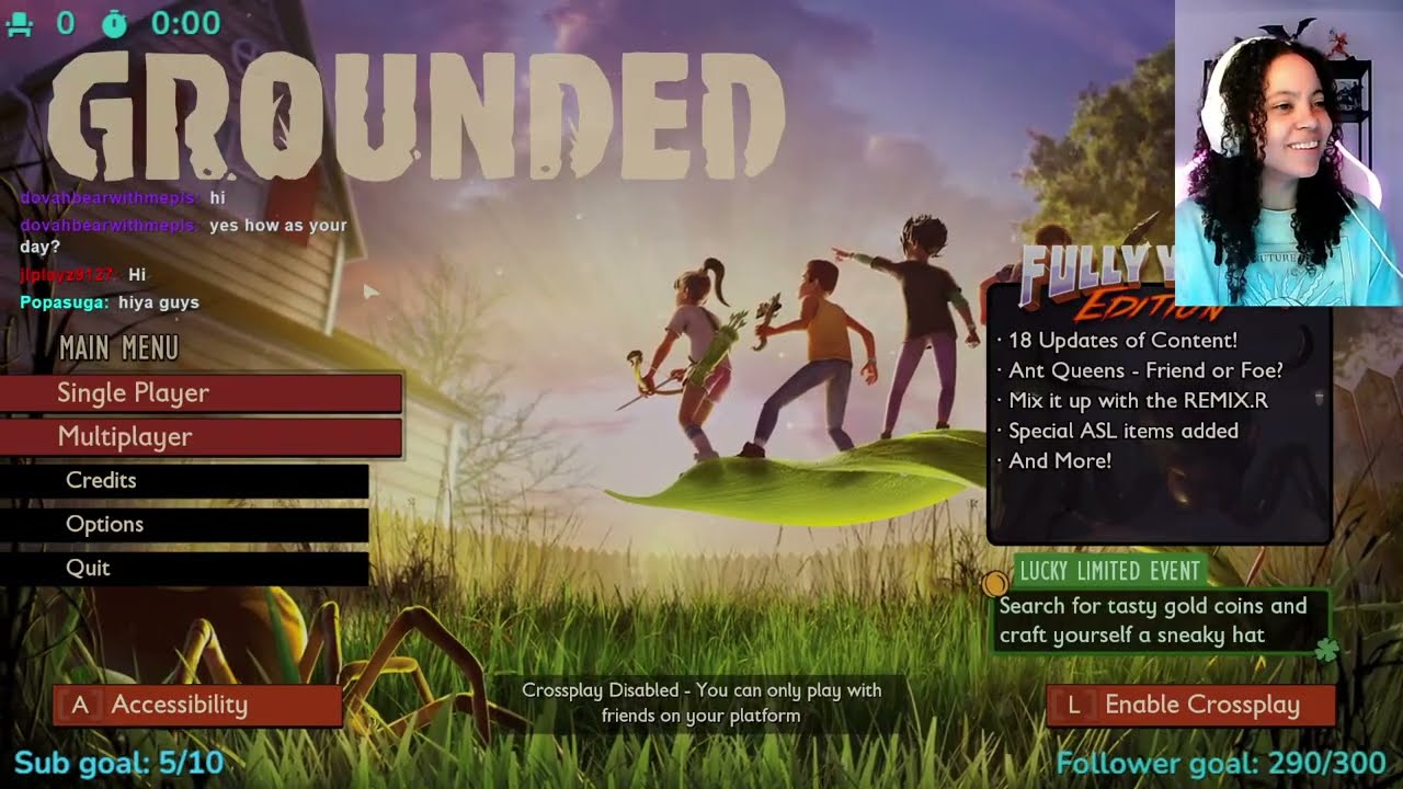 🪲playing🕷️Grounded🦋day 2🐞
