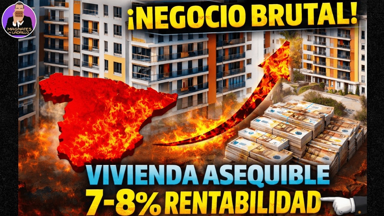 🔴Vivienda Asequible 7-8% Rentabilidad | La Nueva Oportunidad Inmobiliaria en España