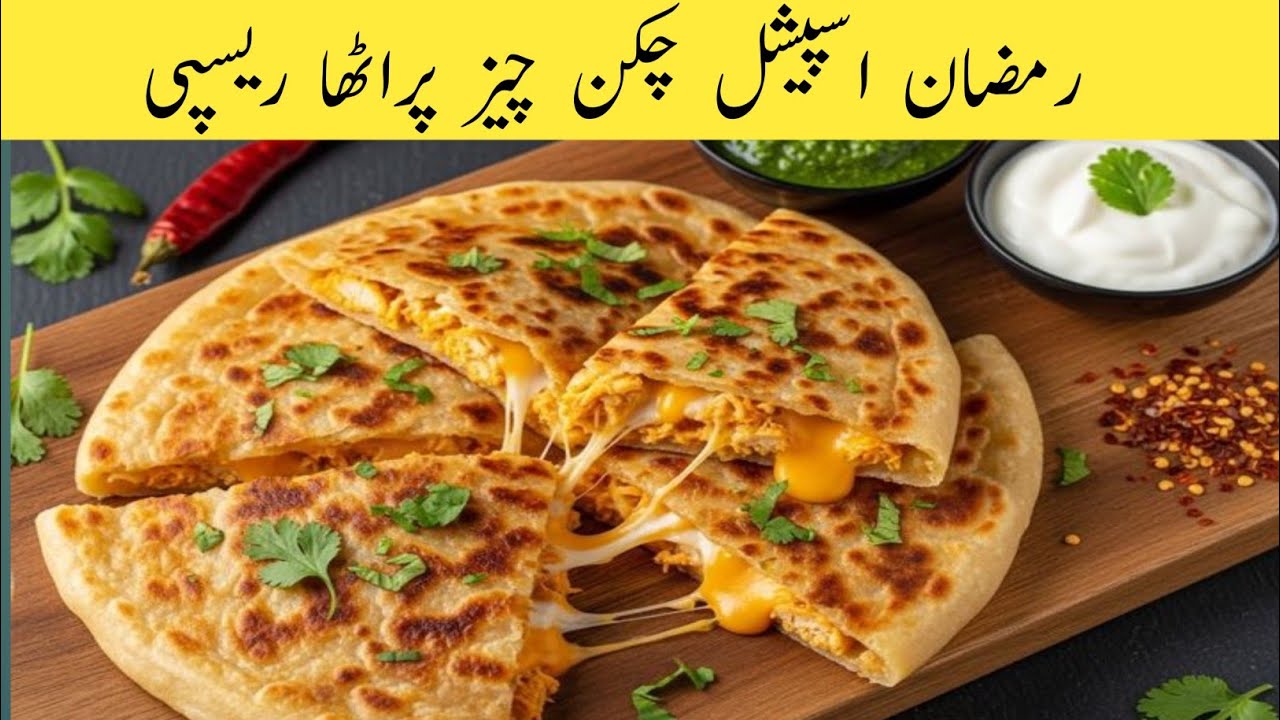 Chicken cheese paratha recipe by cook with husband II chicken cheese paratha recipe II paratha II