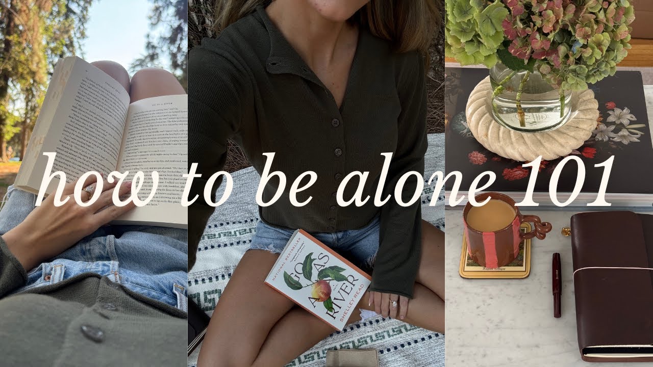 spending a weekend alone: solo reading, journaling & romanticizing my life