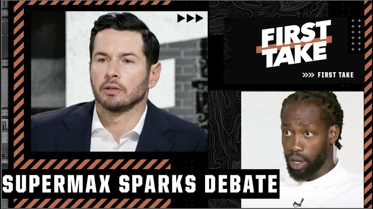 SUPERMAX for James Harden?! Stephen A., JJ Redick & Patrick Beverley debate 😬 💰 | First Take