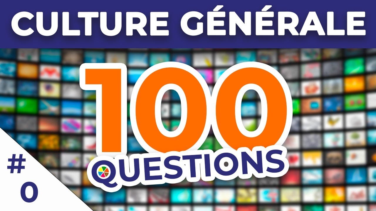 Grand Quiz culture générale 🧠 100 questions Niveau Moyen