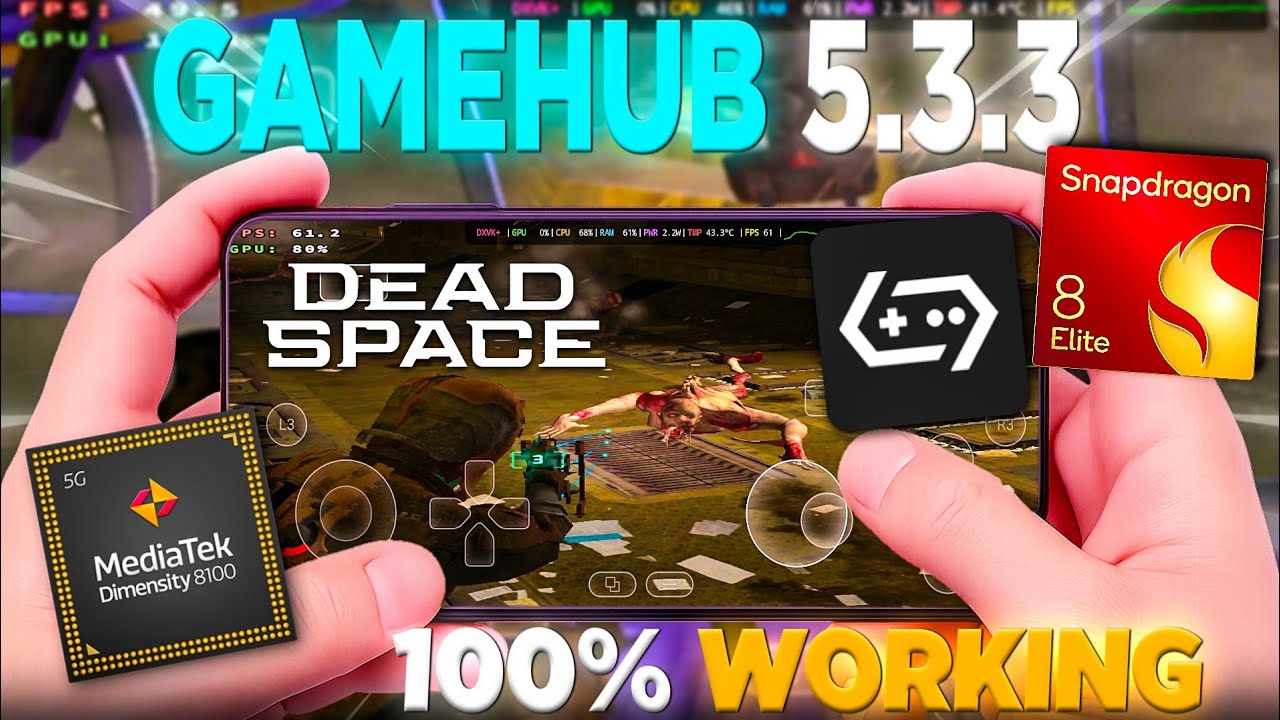 Dimensity 8100 Max Real Performance | Dead Space 1 | GameHub 5.3.3 DXVK