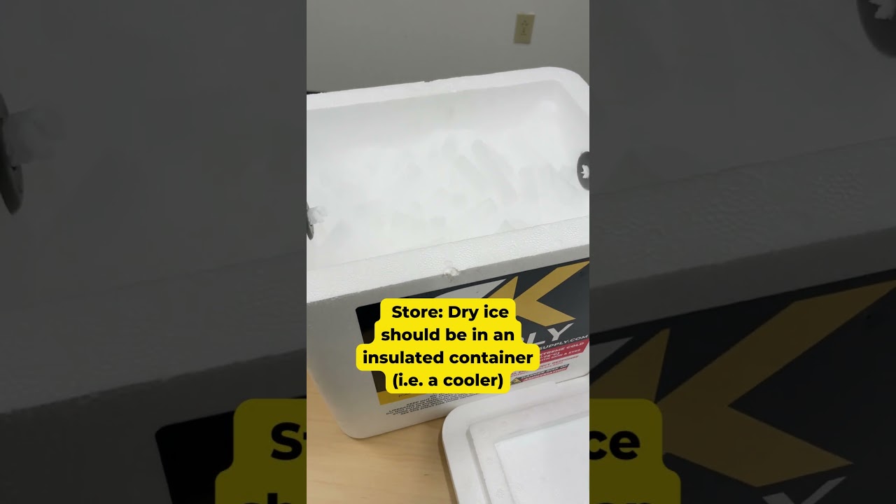 How To Store, Transport, & Dispose of Dry Ice