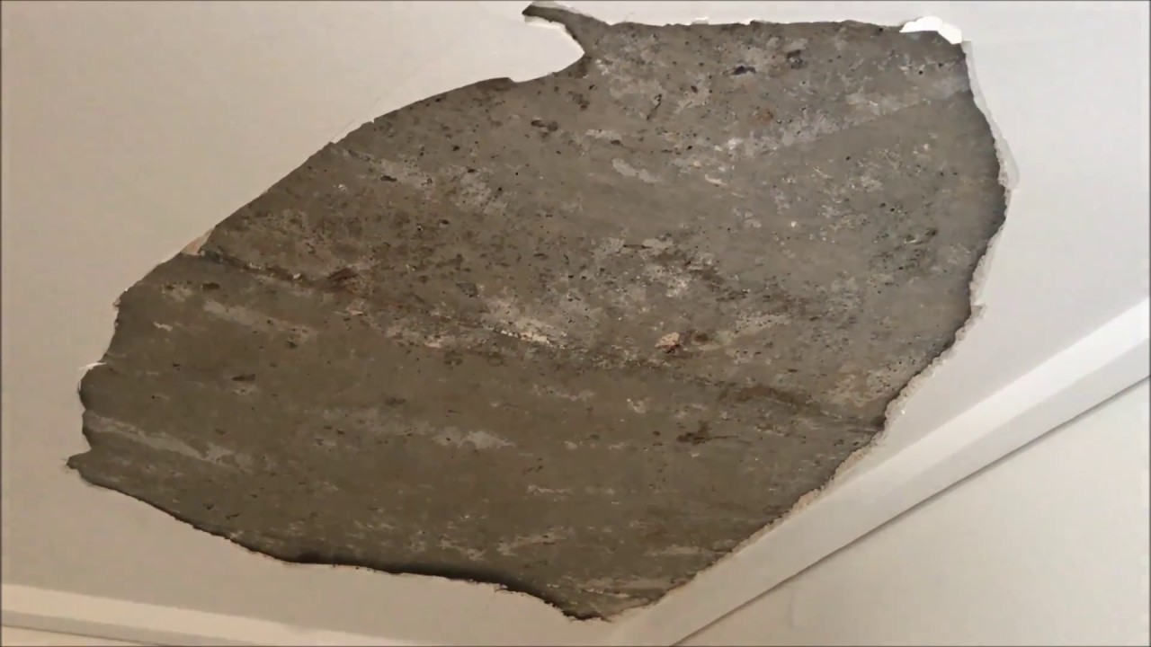 Plaster Repairs - Section of Ceiling Popped off