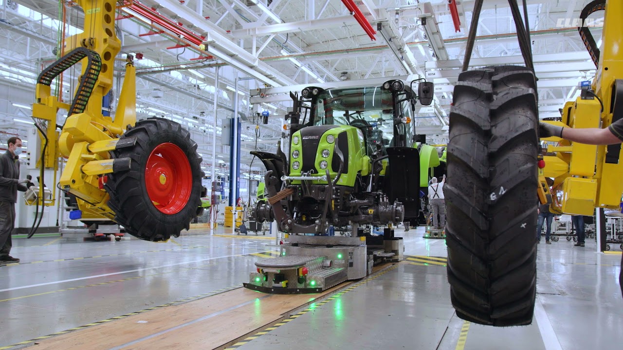 CLAAS | ARION 400 fabryka ciągnik&oacute;w Le Mans - Francja