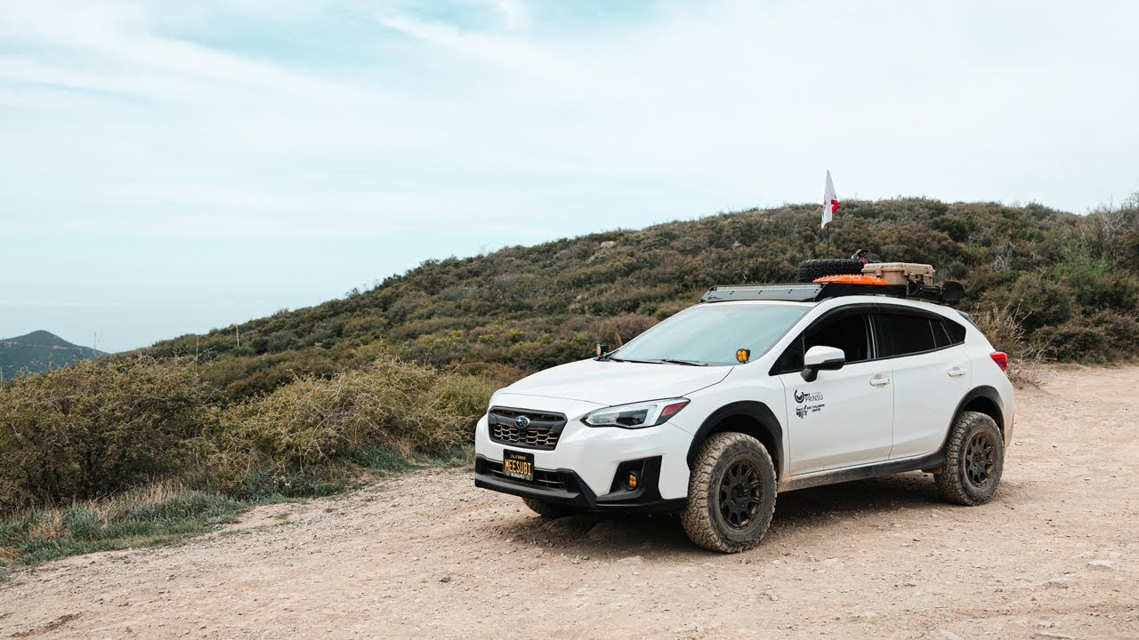 POV Subaru Crosstrek Off Roading Santiago Peak