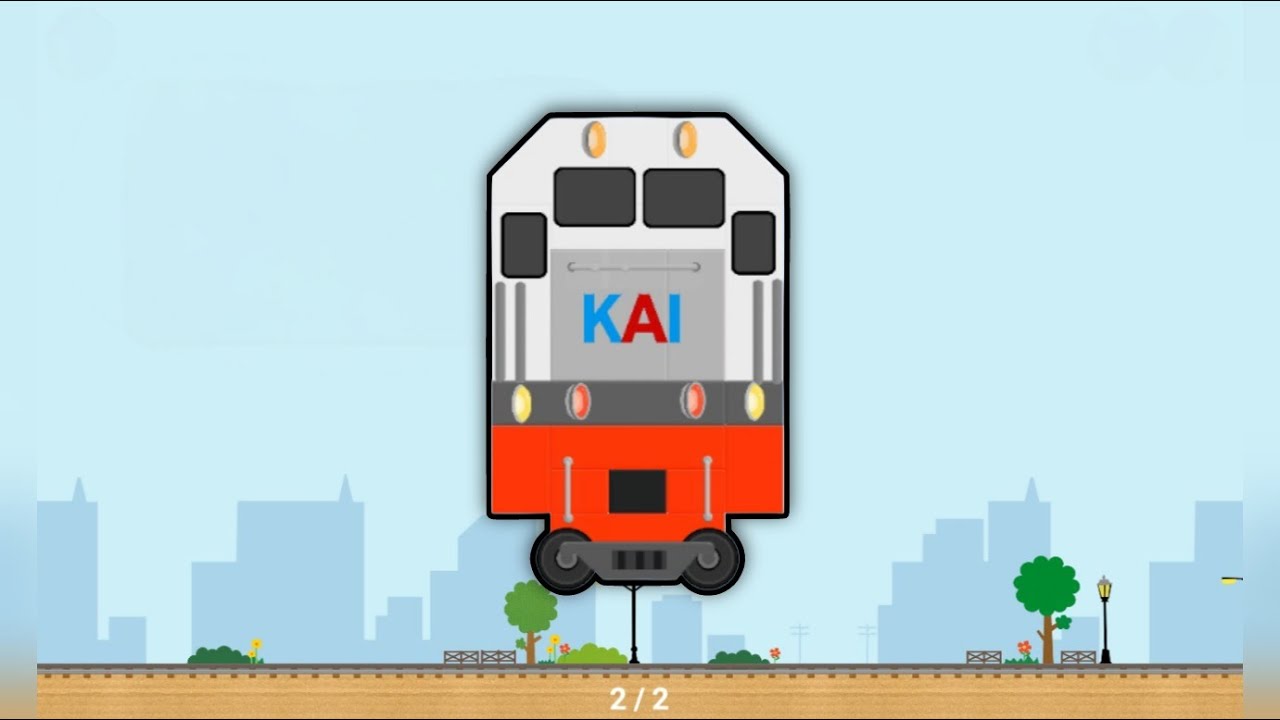 Cara Membuat Muka CC201 PT. KAI - Labo Brick Train