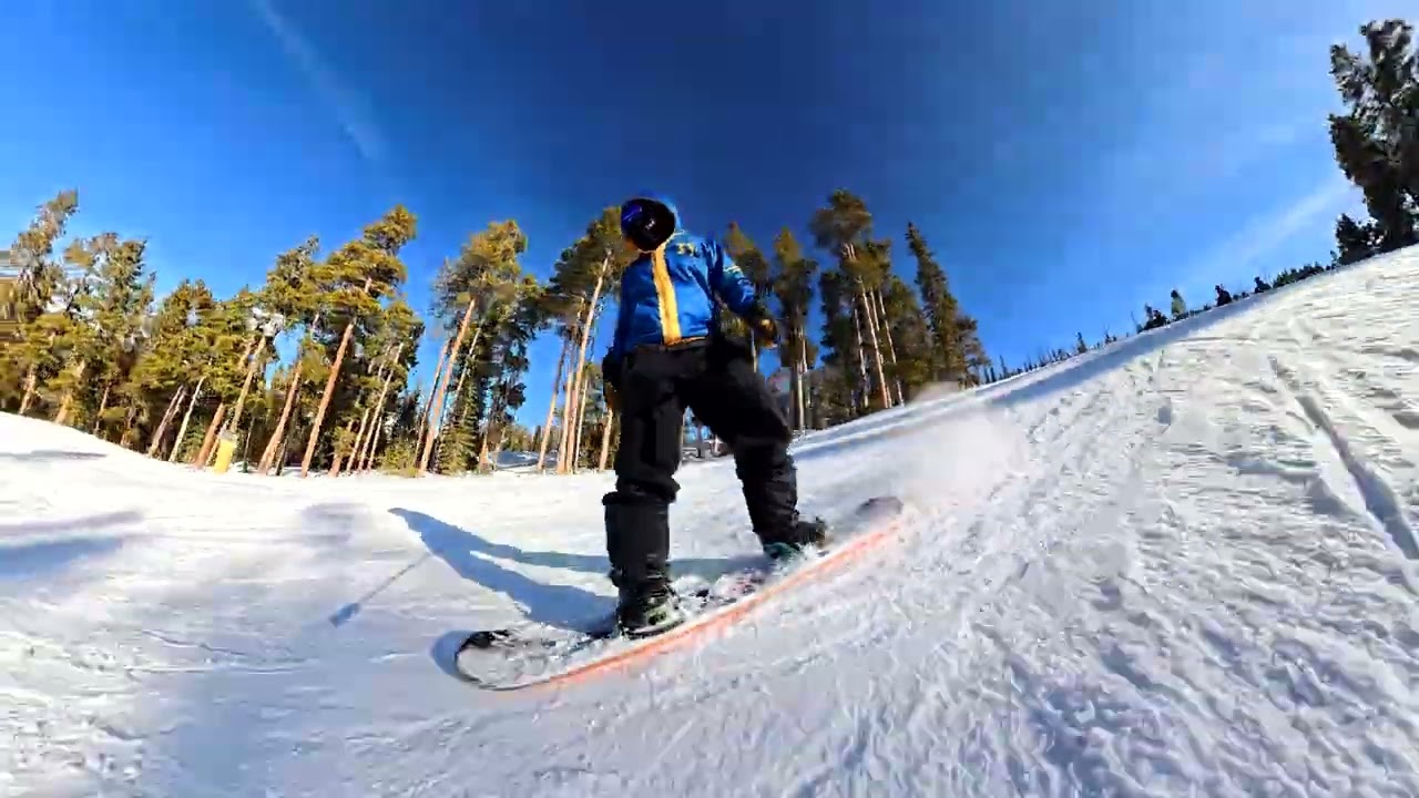 Keystone Boarder Cross Course Run + A51 Park Laps! 🏂🔥 Full Race Line, Rails, Tubes & Alley Jump Line
