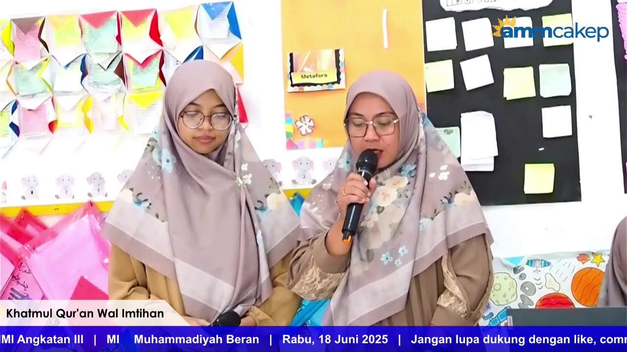 KHATMUL QUR'AN WAL IMTIHAN METODE UMMI MI MUHAMMADIYAH BERAN