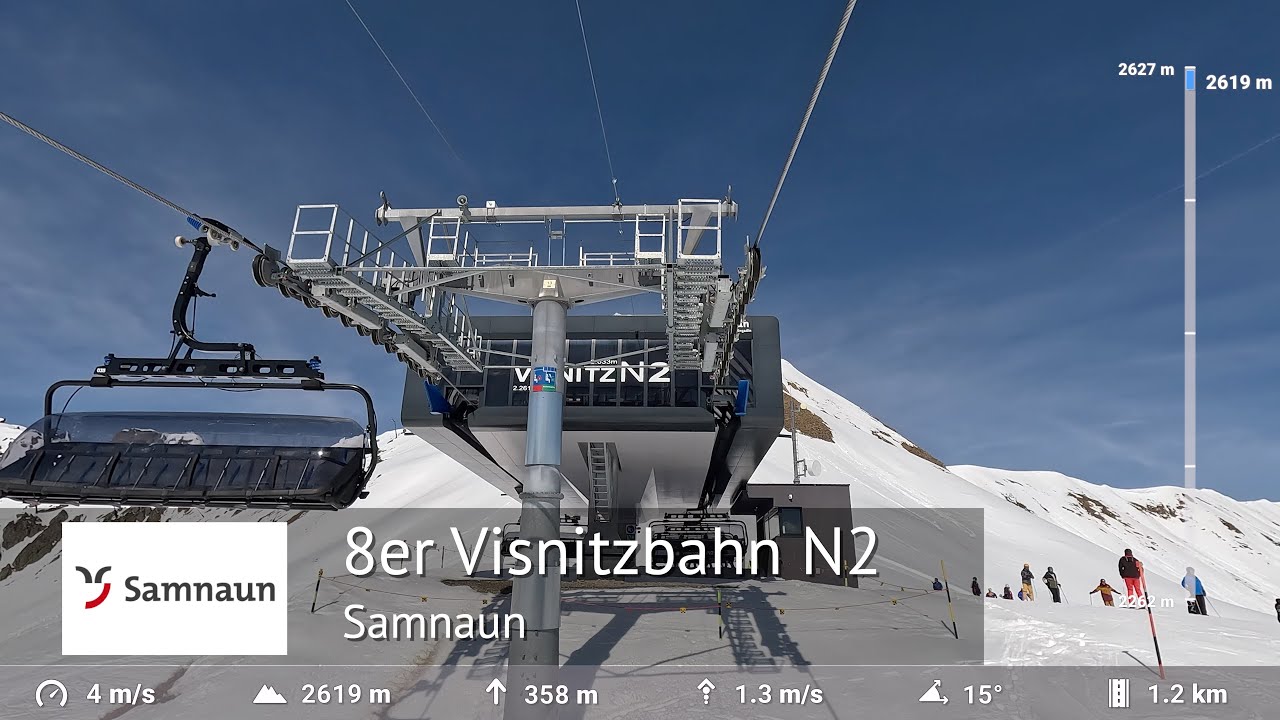 Visnitzbahn N2 Full Ride - Samnaun (Ischgl - Samnaun) | Built by Doppelmayr in 2019