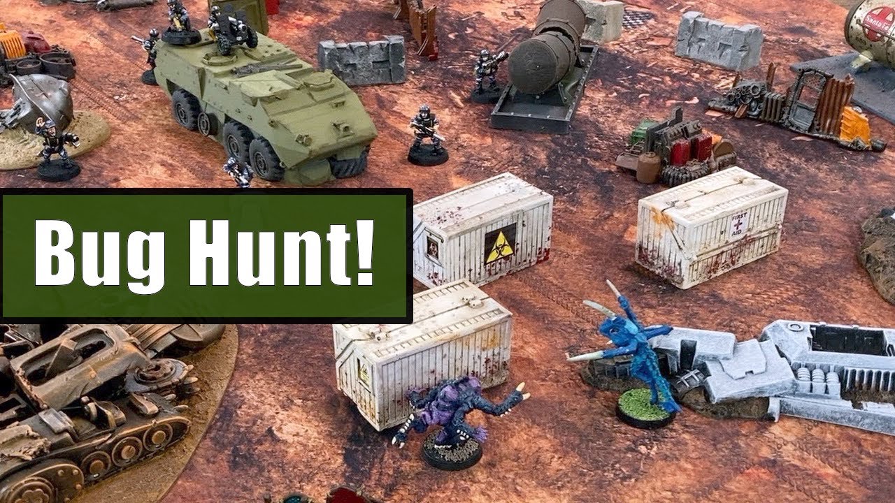 SPACE WEIRDOS Miniatures Game, Bug Hunt Scenario