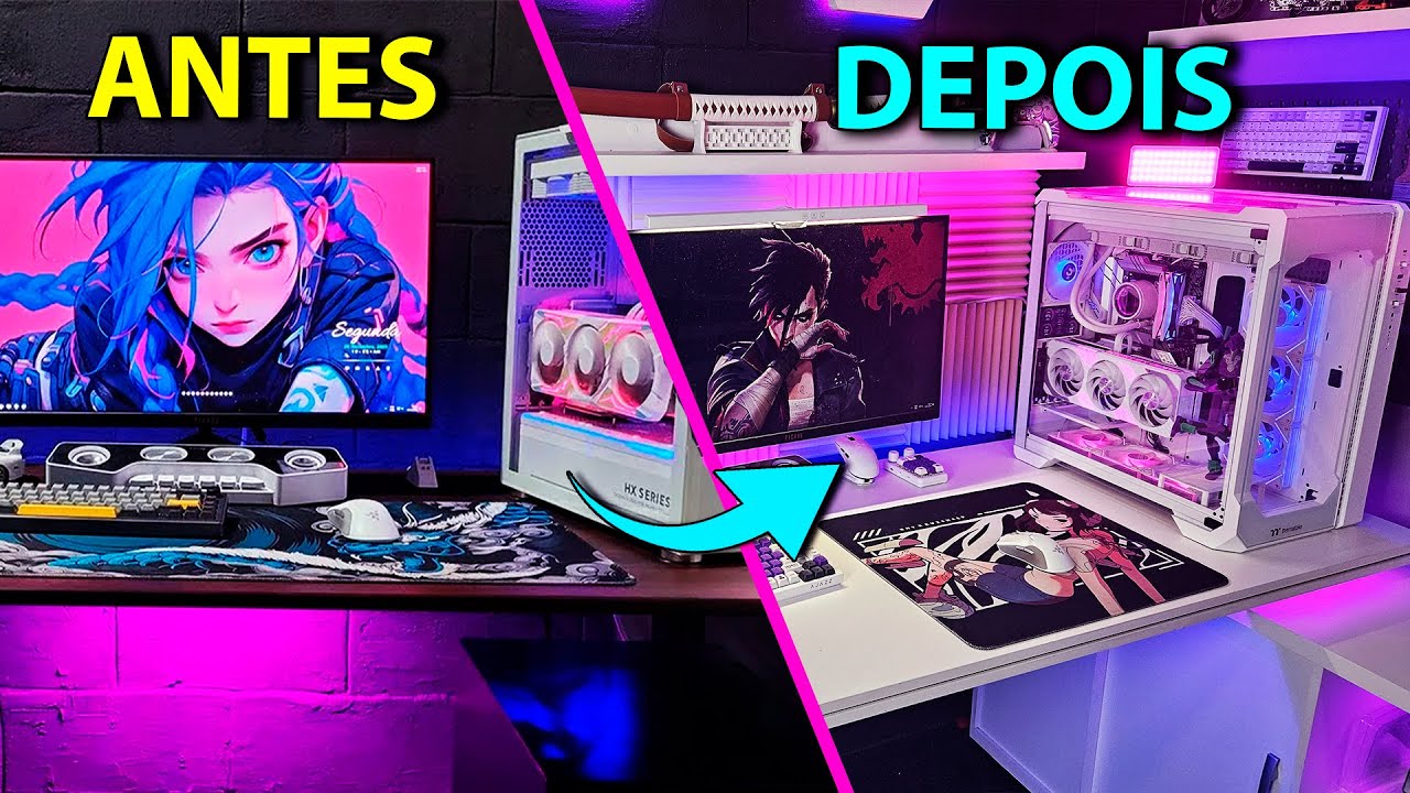 Meu Setup dos Sonhos | Evolução em 1 Ano