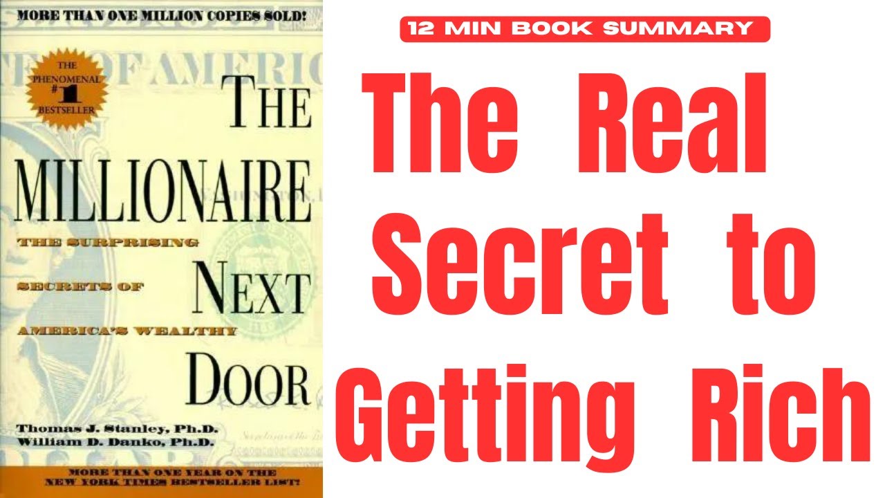 The Real Secret to Getting Rich | The Millionaire Next Door by Thomas J. Stanley #booksummary