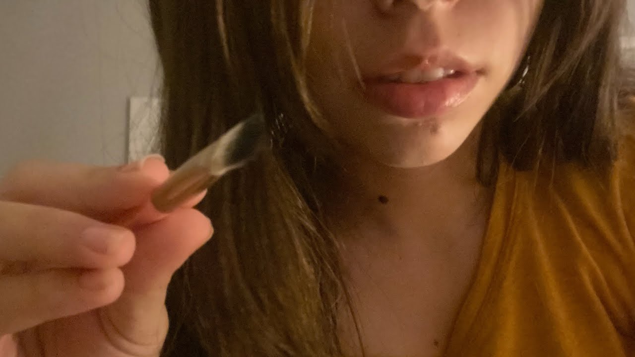 ASMR CASEIRO : sons de boca, pincel e touching !