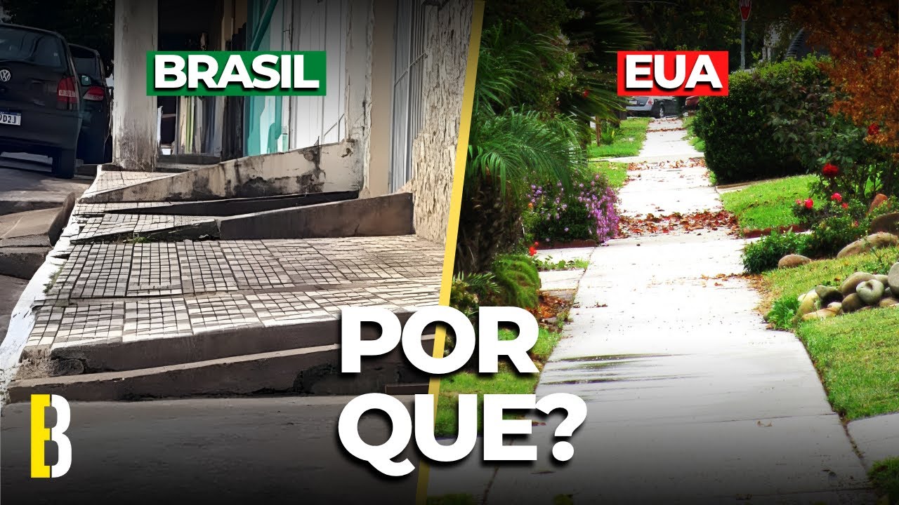 Por que as Calçadas Brasileiras não prestam?
