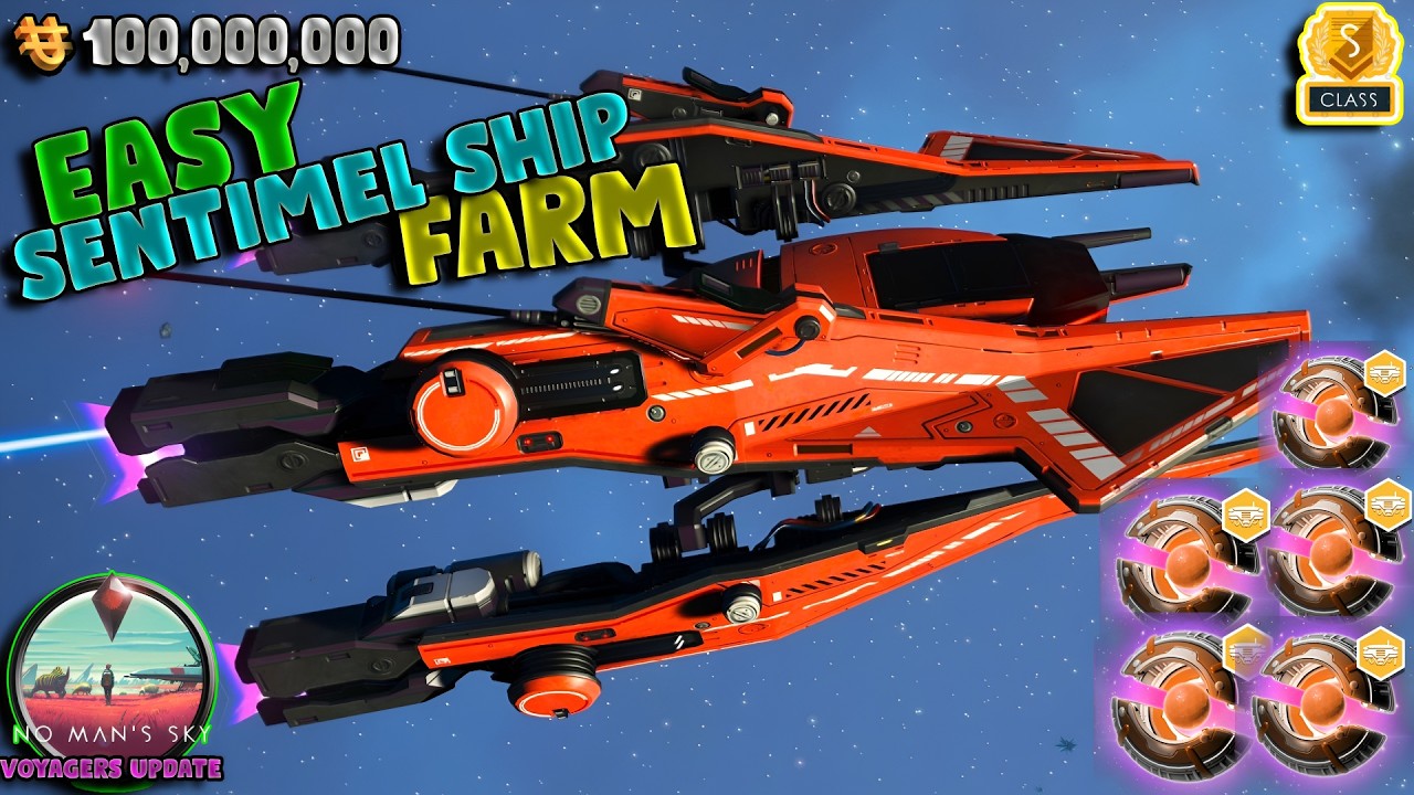 Easy Million Unit Farm ! Echo Locators & Sentinel Ships | No Man’s Sky