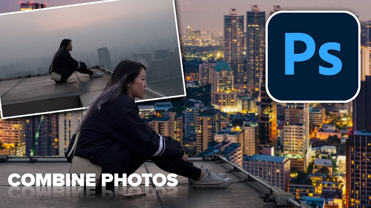 как объединять и смешивать фотографии в Photoshop