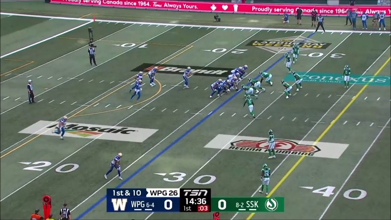 Winnipeg Blue Bombers vs Saskatchewan Roughriders LDC Week 13 Full Game 2025