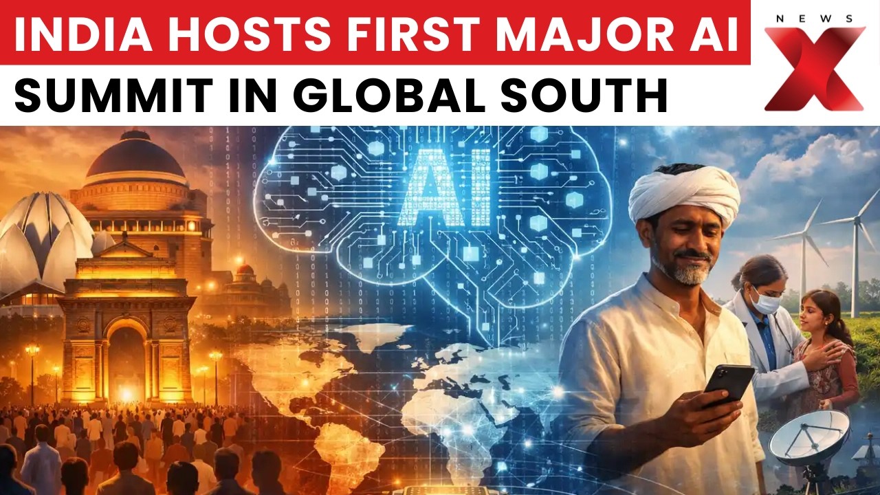 Global AI Summit: IndiaAI Summit 2026 Kicks Off in Delhi, ₹10,372 Crore Investment in AI | NewsX