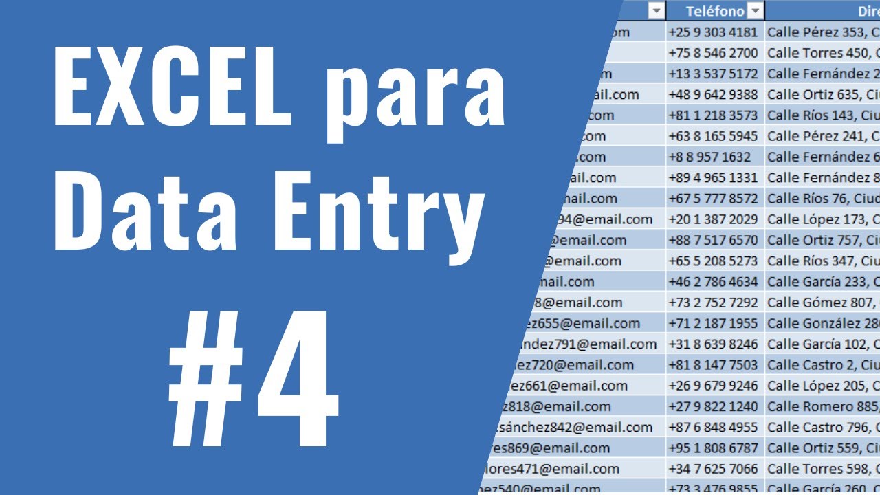 Curso Excel Data Entry #4 - Cómo Importar y Convertir Datos de TXT a Excel