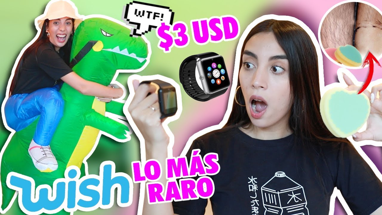 PROBANDO LAS COSAS MÁS RARAS DE WISH! 😱¿VALEN LA PENA? | Claudipia
