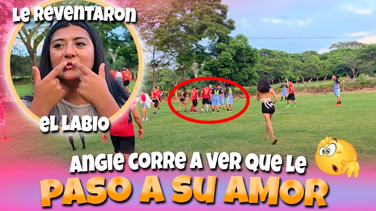 Le reventaron el labio al Chelito en una fuerte falta. Angie corre a auxiliar a su AMOR 😍💗