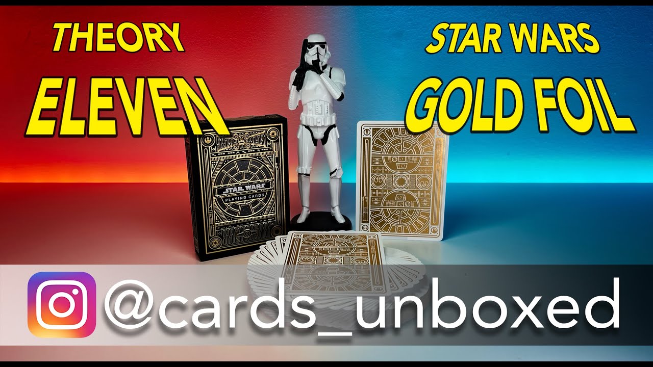Star Wars Gold Foil Playing Cards - Theory 11 - Cards Unboxed