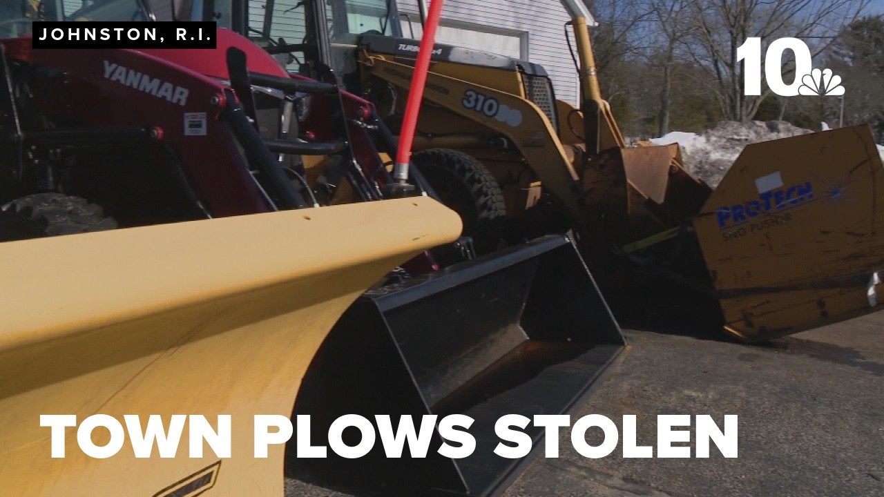 Johnston police arrest man after 3 town snowplows stolen