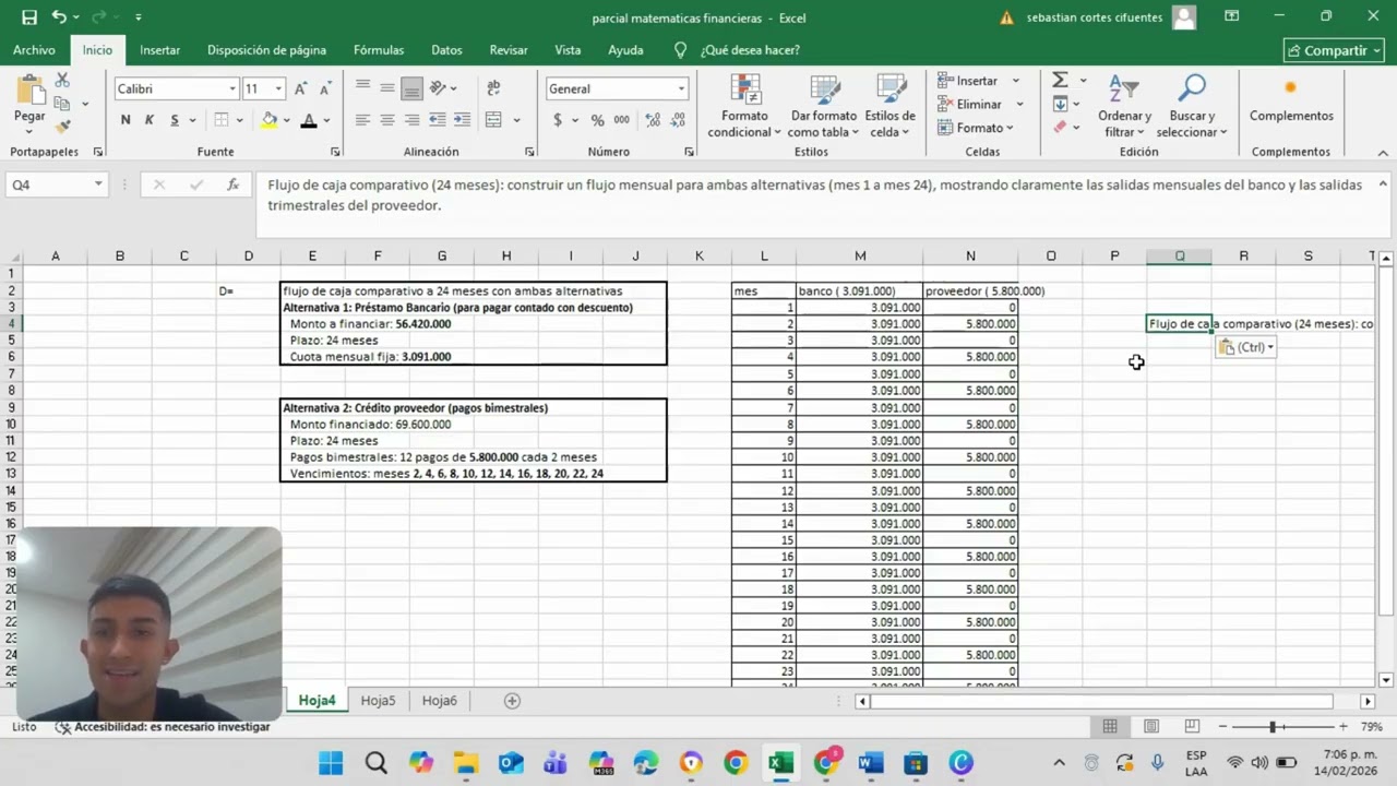 parcial matematicas financieras