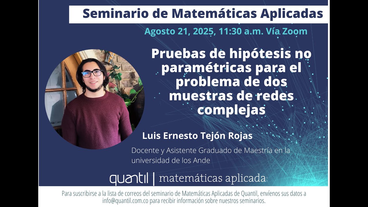 Pruebas de hipótesis no paramétricas para el problema de dos muestras de redes complejas