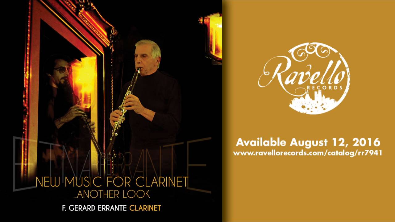 F. Gerard Errante - New Music For Clarinet
