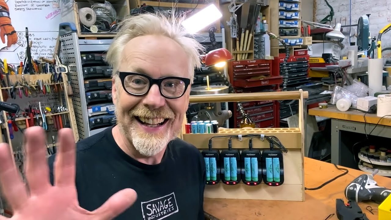 Adam Savage's One Day Builds: Lithium Ion Battery Charging Station!