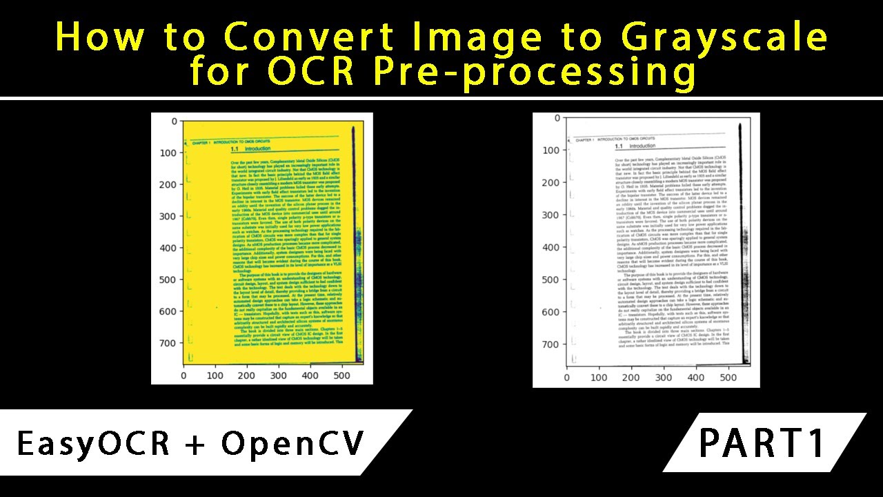 1. How to Convert Image to Grayscale for OCR Pre-processing (EasyOCR + OpenCV)