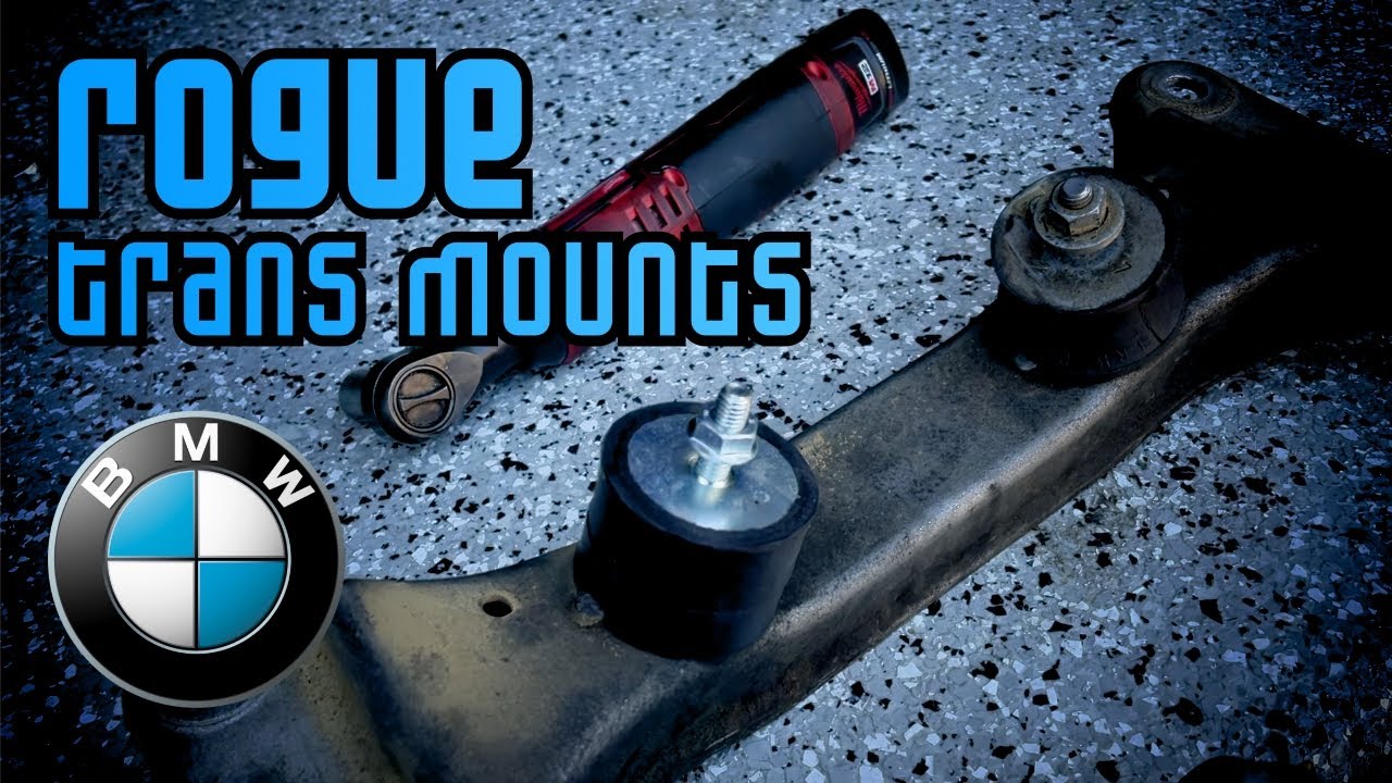 BMW Rogue Engineering Transmission Mounts Install - E92 335i (Universal DIY)
