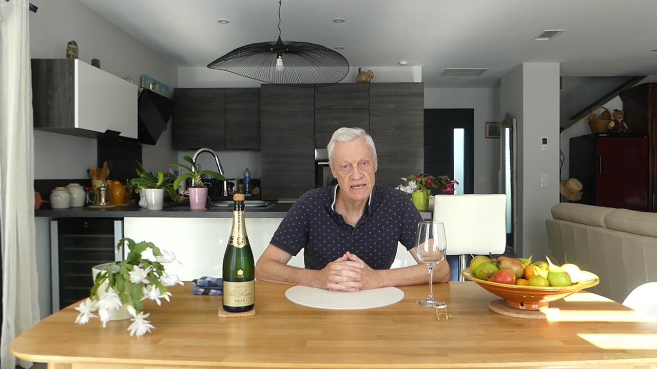 Champagne Pol Roger blanc de blancs 2015.  Allusion à Winston Churchill.