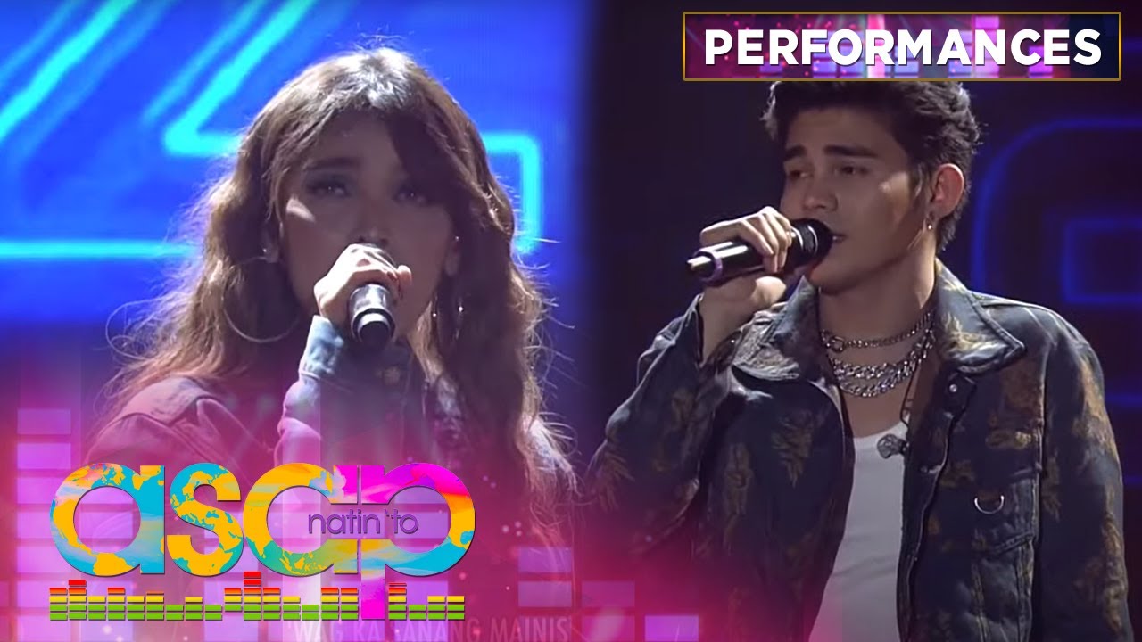 KZ Tandingan and Inigo Pascual's duet performance on stage |  Asap Natin 'To