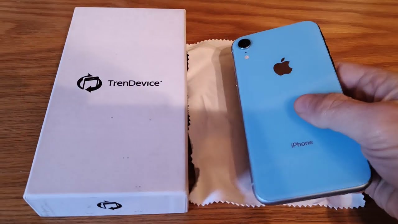 Unboxing ed impressioni esperenziale  su Apple iPhone Xr 256gb blu di TrenDevice