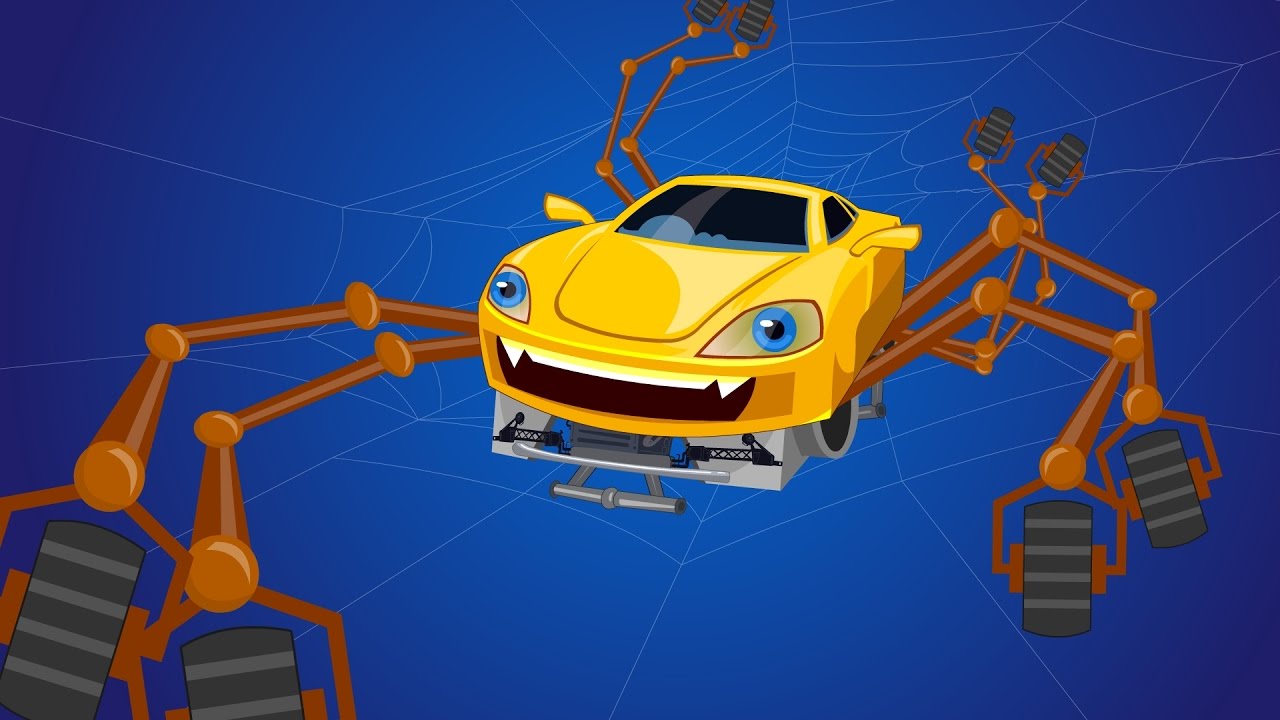 Incy wincy spider | nursery rhymes | kids songs | car rhymes | vehicle song